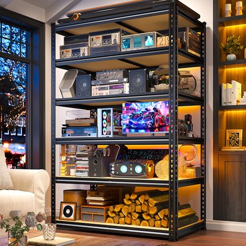 84" H Garage Shelving for Basement (40" W x 16" D x 84" H)