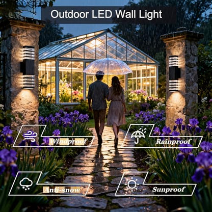 18inch LED Square Up & Down Wall Lights (18inch-1Pack)