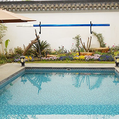 Pool Pole Hanger Premium Black Aluminium Holder Set (4pc Black)
