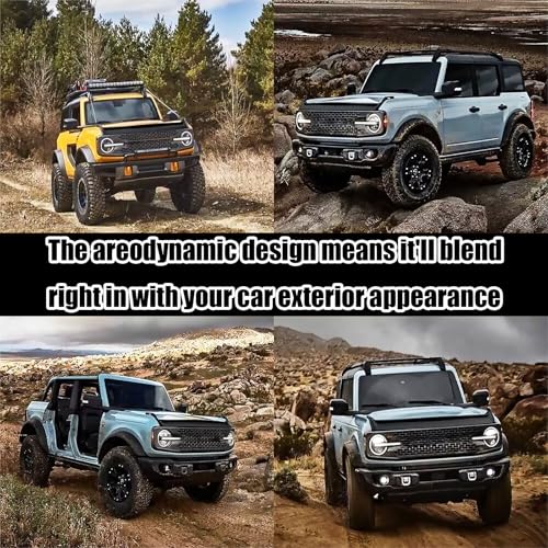 Hood Deflector Hood Protector for Bronco 2 (Matte Carbon Fiber)
