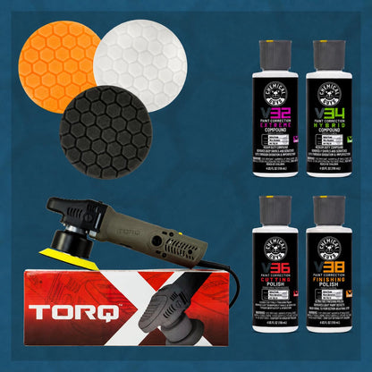 TORQX Random Orbital Polisher Kit (9 ITEM KIT)