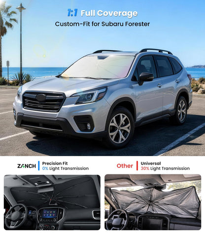 2026 Upgraded Windshield Sun Shade Umbrella (For Subaru / For Forester)