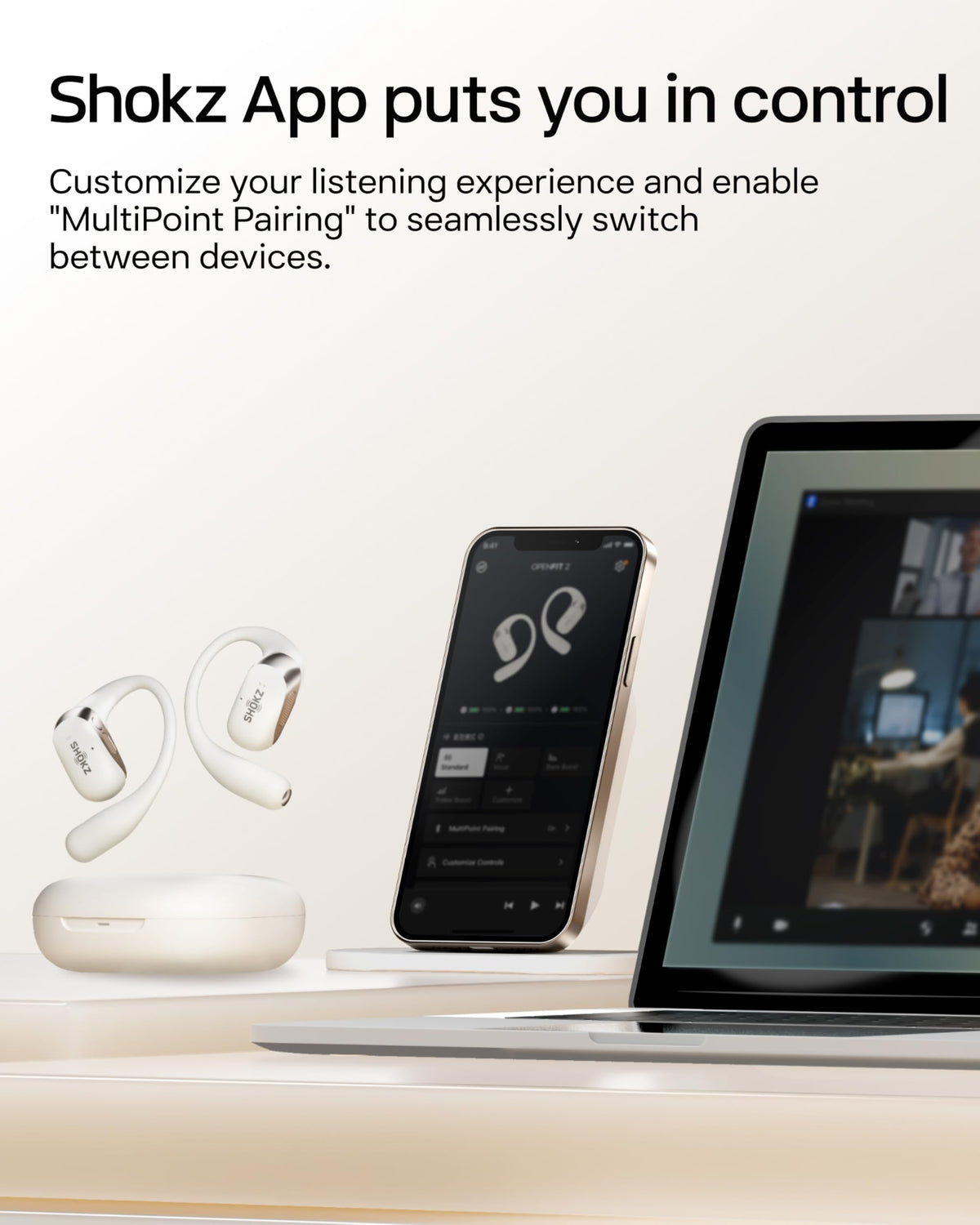 OpenFit 2 Open (Charging：USB-C / Beige)