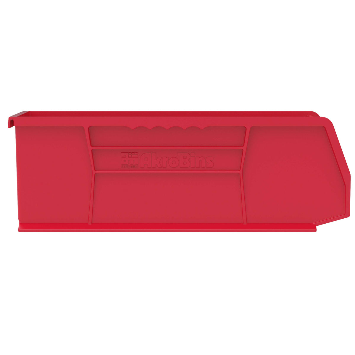 30234 AkroBins Plastic Storage Bins (Red / Storage Bins Only)