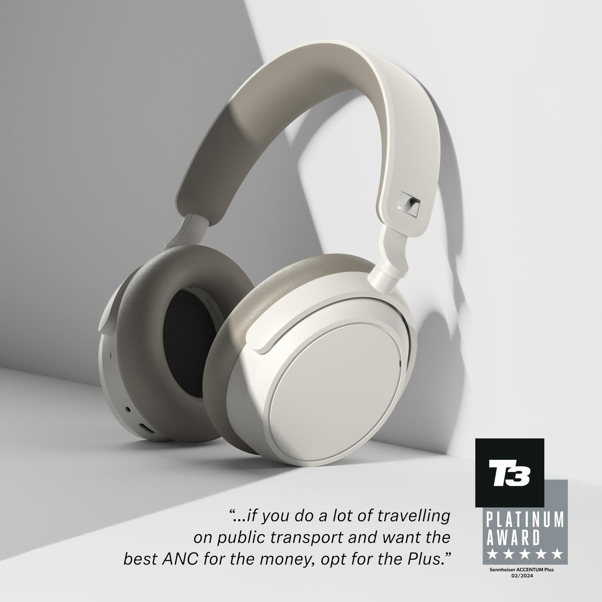 Sennehiser ACCENTUM Plus Wireless Headphones (White / ACCENTUM Plus Wireless)