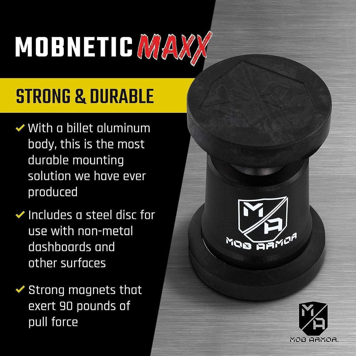 MobNetic Maxx Magnetic Car Phone Holder Mount (Bronze)