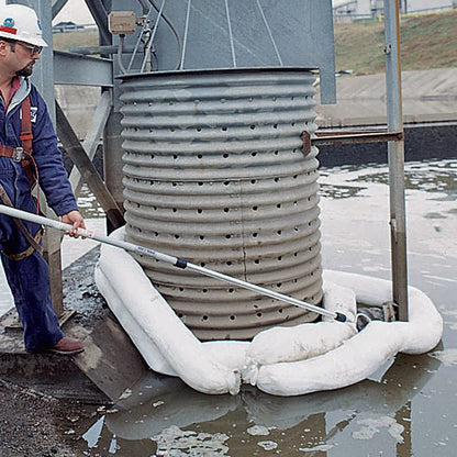 Oil Boom - Oil-Only Absorbent Boom - 4 Pack - 3" x 20' Boom - Absorbs up to 4 gallons per Boom - BOM407 (3" x 20')