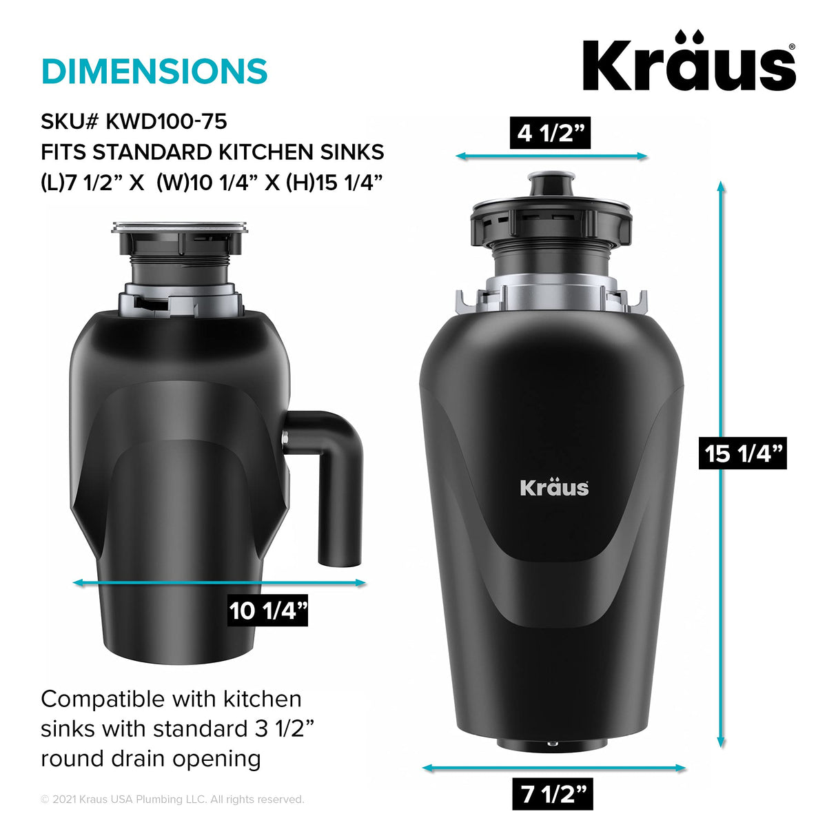 Kore™ Workstation 33 (Stainless Steel / 33 inch / Sink and Garbage Disposal 3/4 HP)