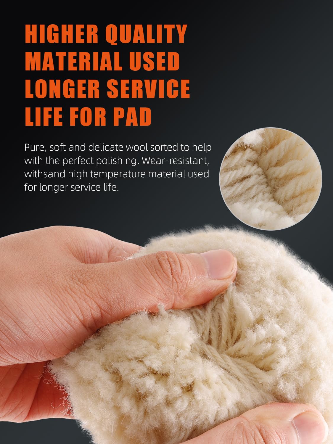 Wool Polishing Pad