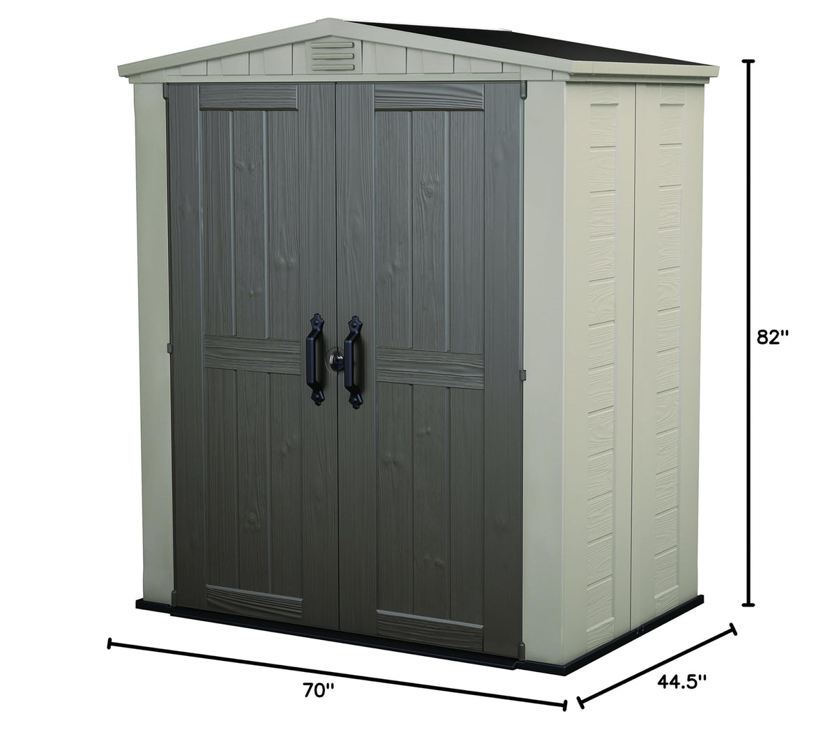Factor 6x3 Outdoor Storage Shed Kit (6x3 / Storage Shed)