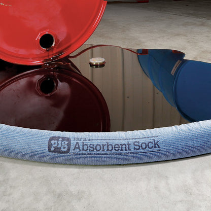 Blue Oil Absorbent Sock