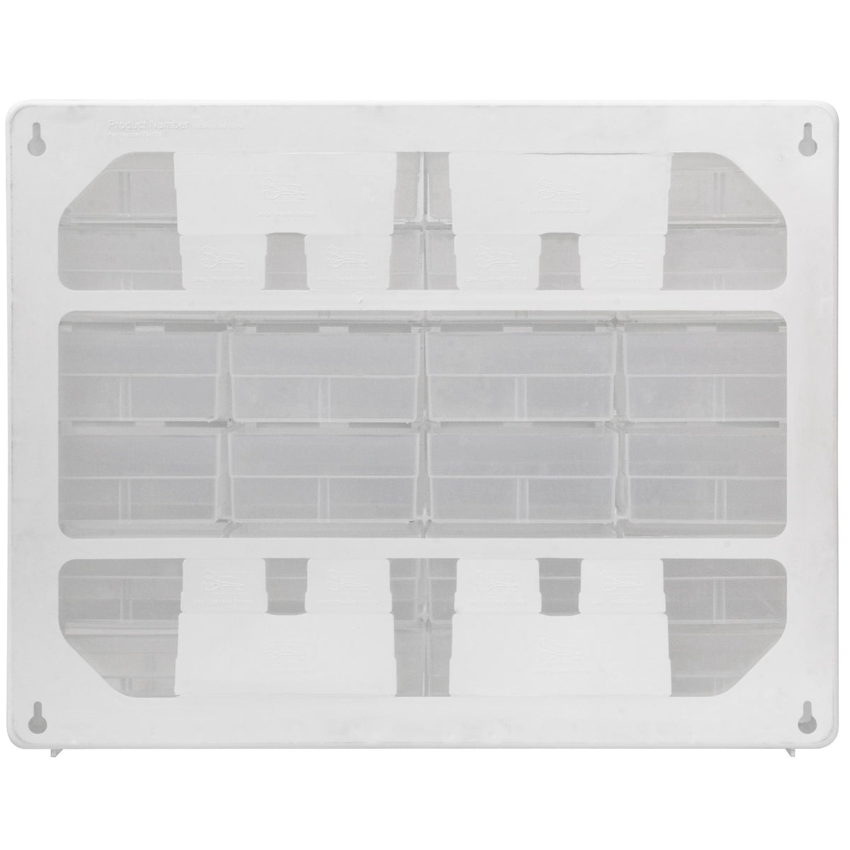 24 Drawer Plastic Storage Cabinet (White / 24 Drawer / 1 Pack)
