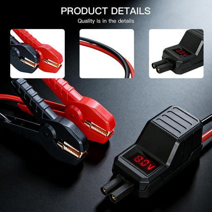 Smart Jump Starter Clamps for 12V Portable Car Jump Starters (FOR MEGAWISE)