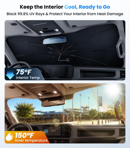 2026 Upgraded Windshield Sun Shade Umbrella (For Ford / For Transit150)