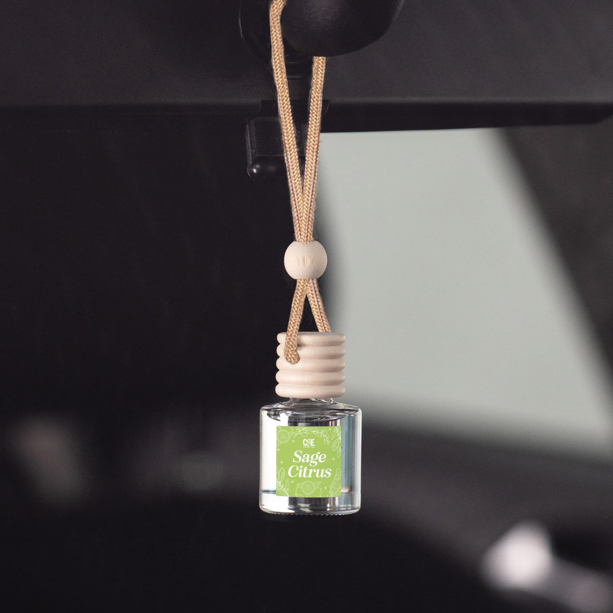CANDECraftCo 2 Pack Hanging Car Air Freshener Diffuser for Essential Oils
