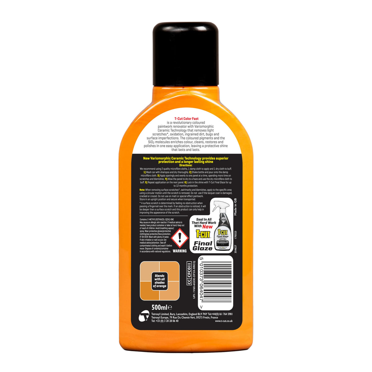 Color Fast 3 in (Orange / 17 fl oz (Pack of 1))