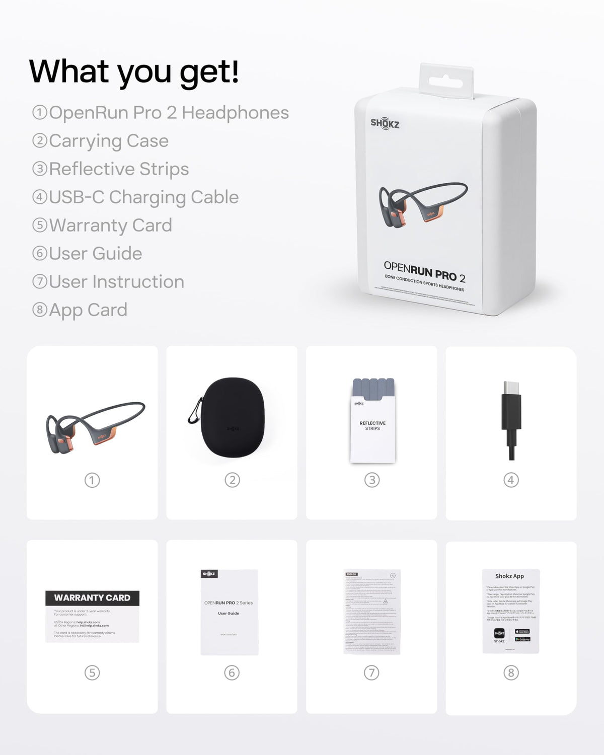 OpenRun Pro 2 Mini Bone Conduction Headphone (Rose Gold / Mini)
