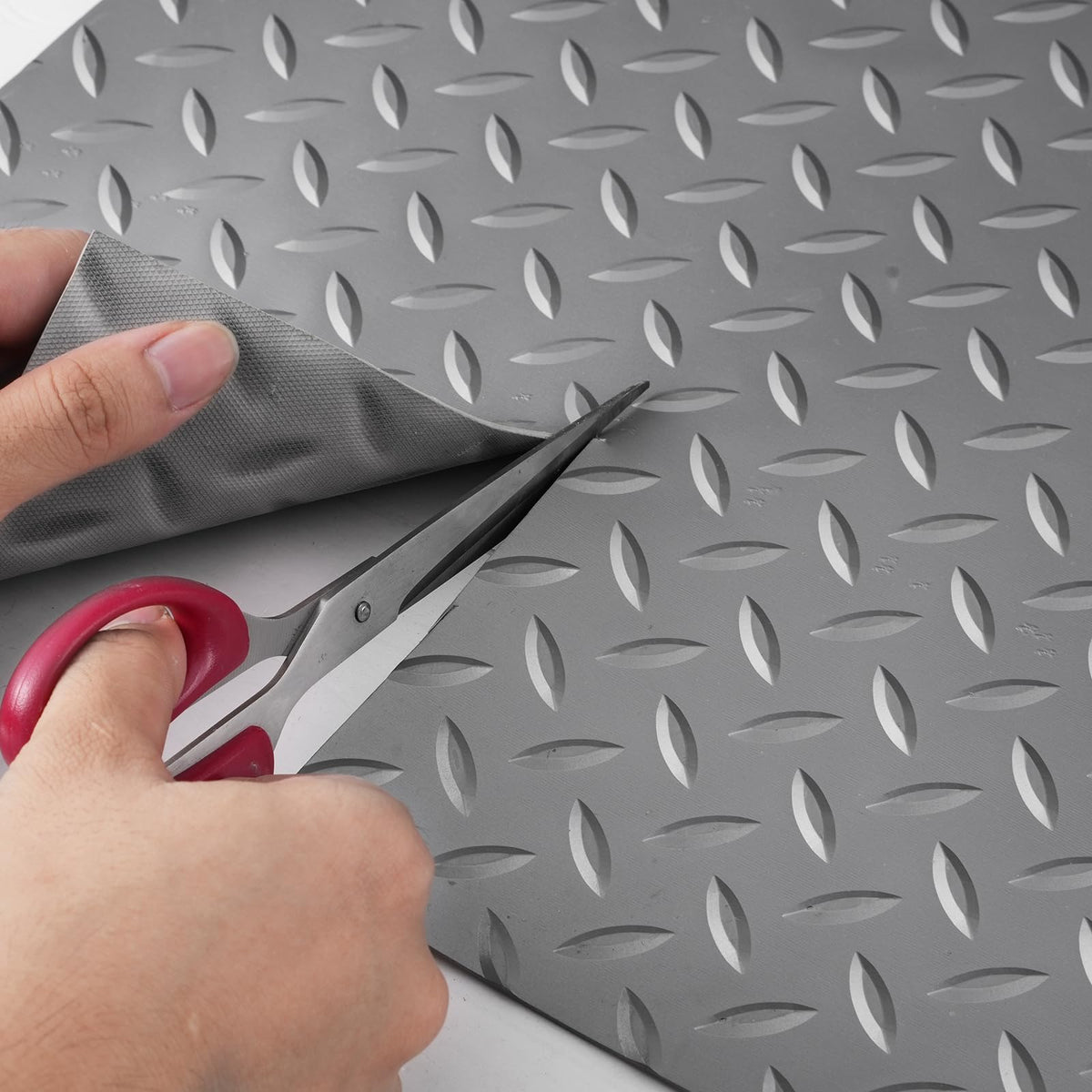 Garage Floor Mat (Grey / 19 x 4.9 FT)