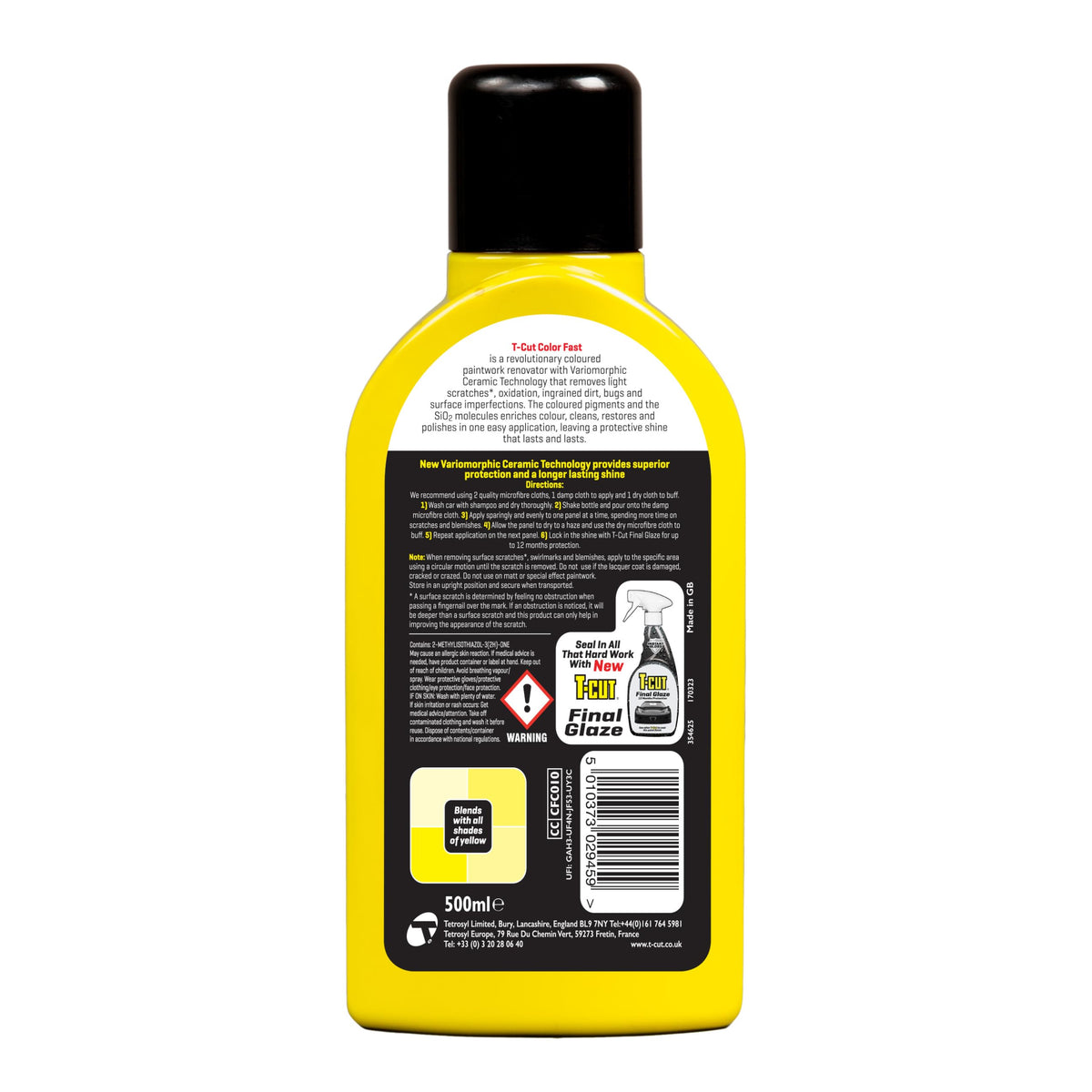 Color Fast 3 in (Yellow / 17 fl oz (Pack of 1))