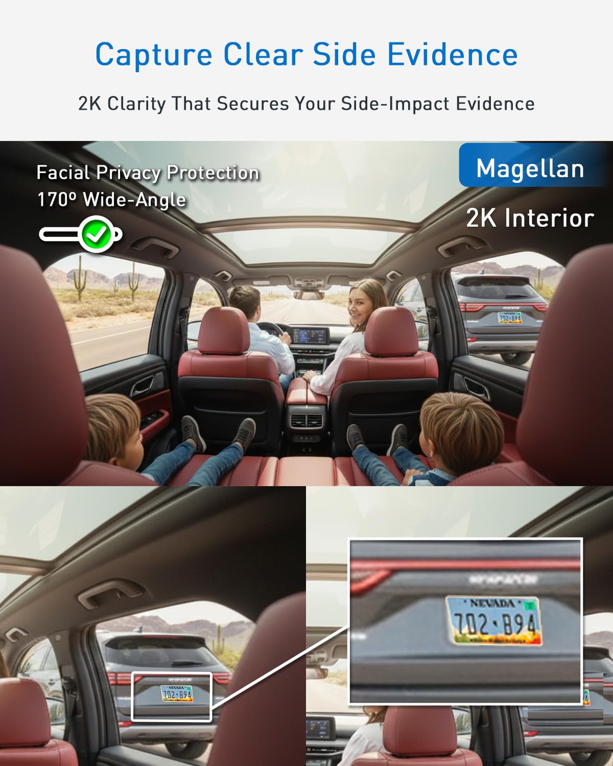 DR50 3 Channel Dash Cam