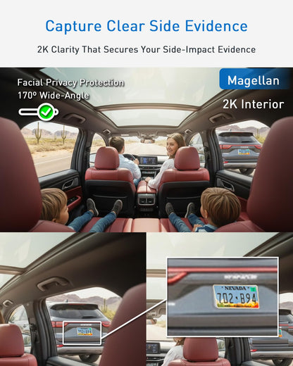 DR50 3 Channel Dash Cam