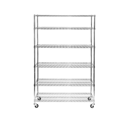 UltraDurable 6 (Steel / 6-Tier Shelving, 48" W x 18" D)
