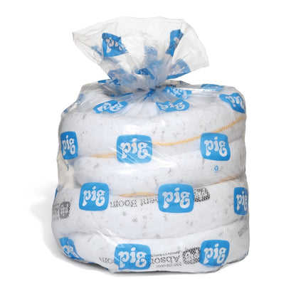 Oil Boom - Oil-Only Absorbent Boom - 2 Pack - 5" x 20' Boom - Absorbs up to 12 gallons per Boom - BOM408 (5" x 20')