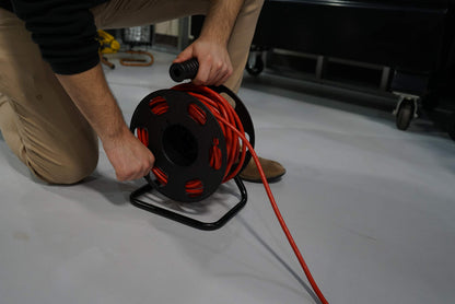 Heavy Duty Metal Extension Cord Reel Stand (150 Foot)