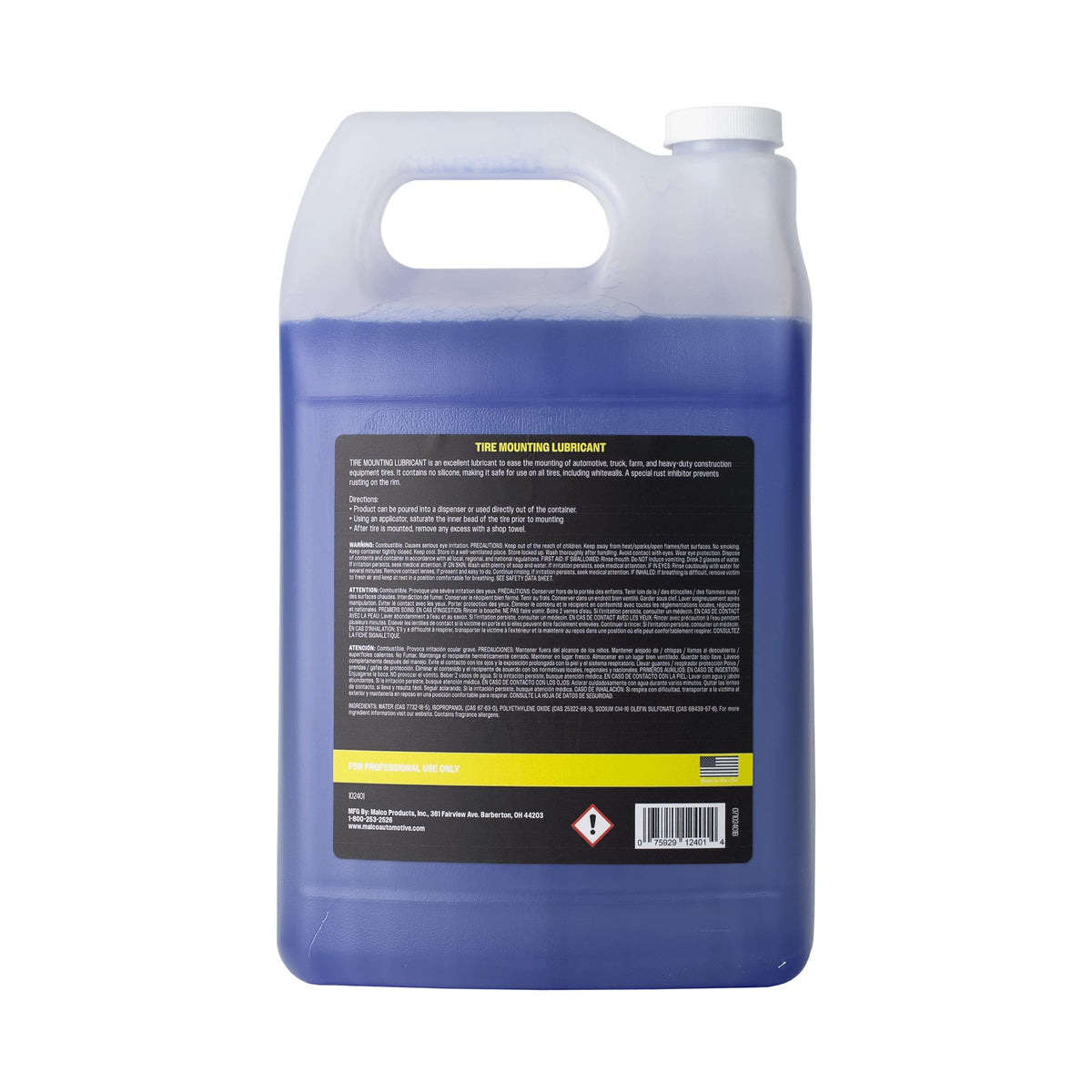 Tire Mounting and Demounting Lubricant with Applicator