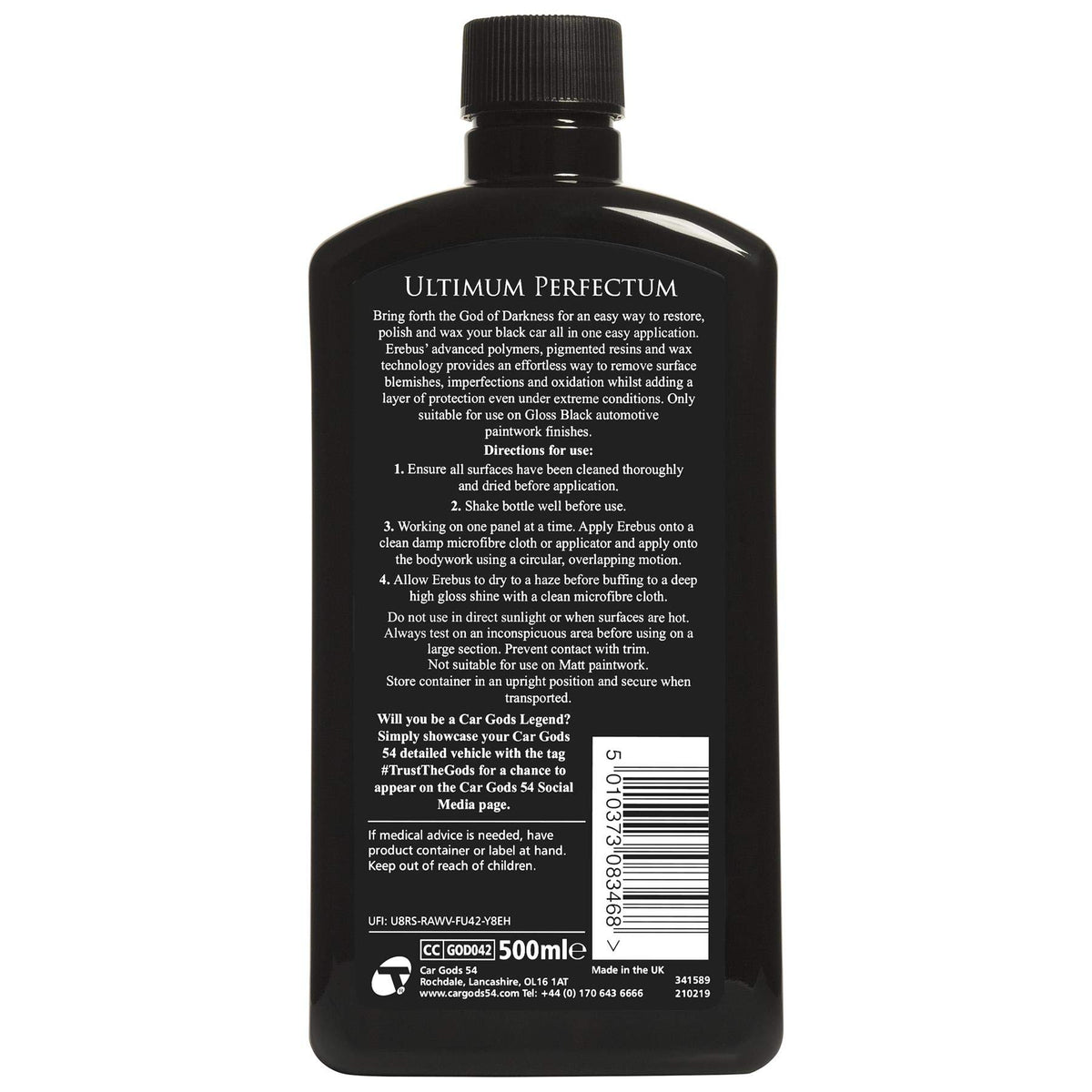 Black Carnauba Wax Polish (Diamond Black Wax)