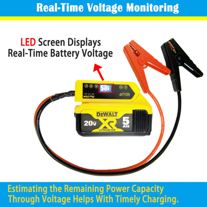 Battery Jumper Cables Compatible with De.Walt Battery Jumper Cables