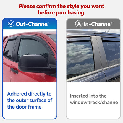 Window Visors Rain Guards for 2012 2013 2014 2015 2016 Honda CRV CR (2012-2016 Honda CRV)