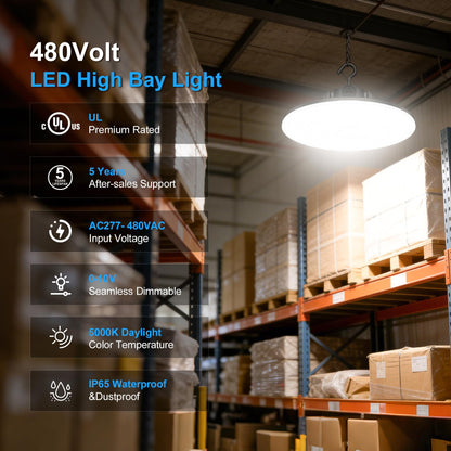 480V LED High Bay Light UL Listed