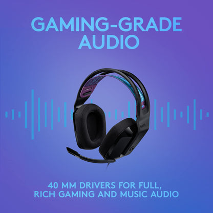 335 Wired Gaming Headset (Black / Wired)