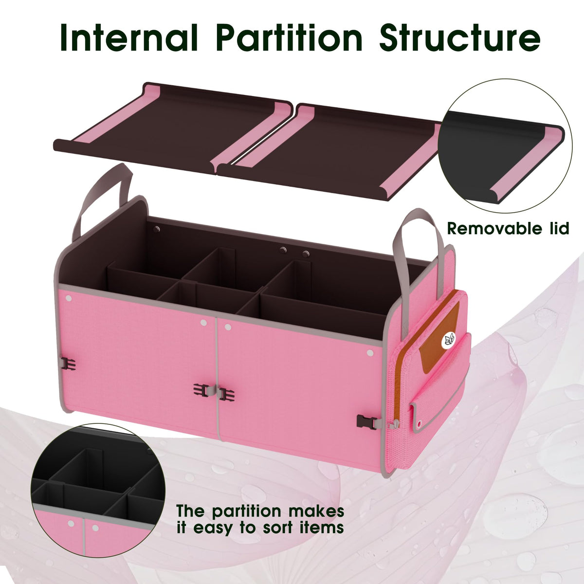 Car Trunk Organizer for SUV (Standard / Standard Pink)