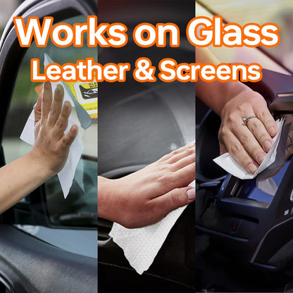 Car Wipes Extra Large 8" x 8" Wipes for Car Interior