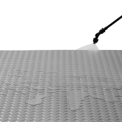 Garage Floor Mat (Grey / 19 x 4.9 FT)