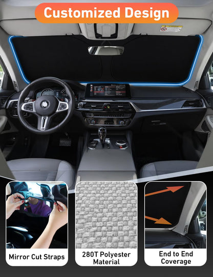 Windshield Sunshade Compatible for Ford Explorer 2011