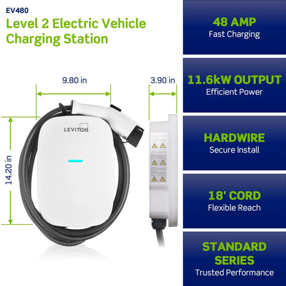 Level 2 EV Charger (Standard 48A)