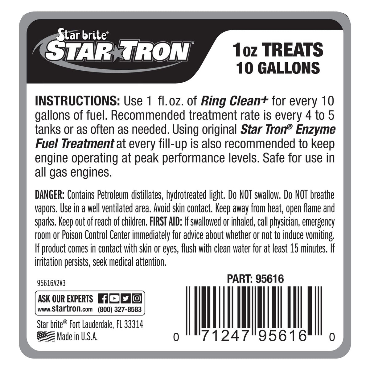 Star Tron Ring Clean Plus Deposit Control (16 Ounce)