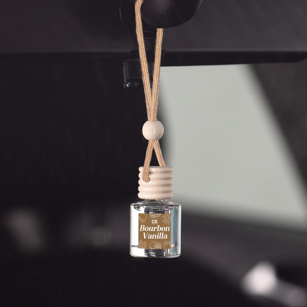 CANDECraftCo 2 Pack Hanging Car Air Freshener Diffuser for Essential Oils