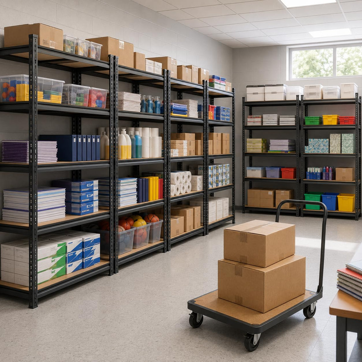 2 Pack Garage Shelving (Black)