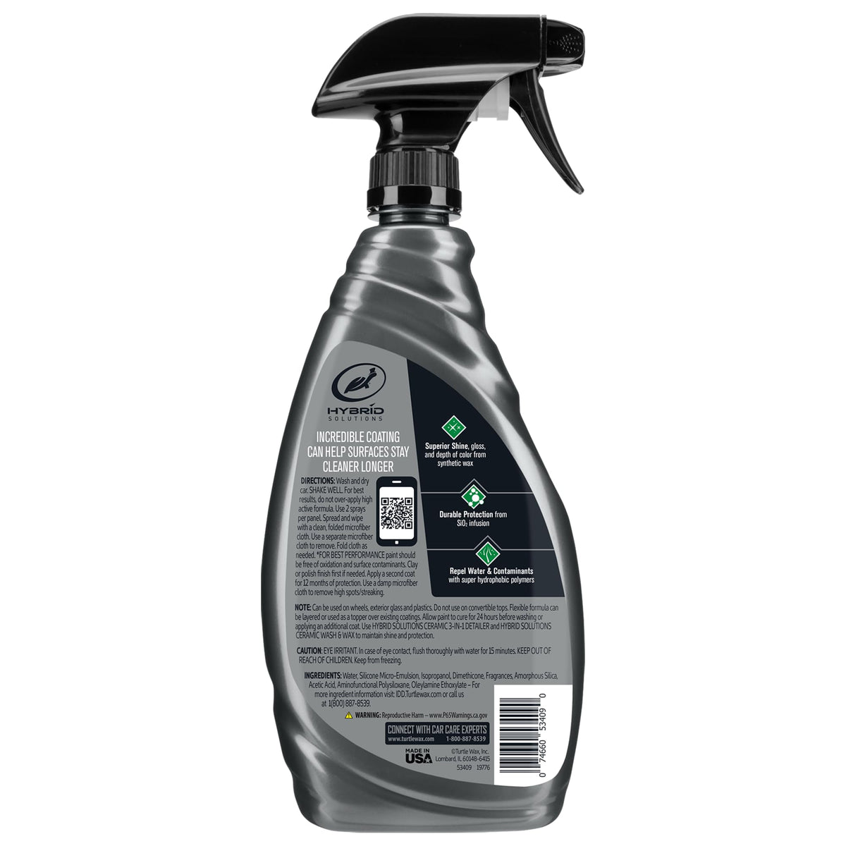 Hybrid Solutions Ceramic Spray Wax Coating (16 Fl Oz (Pack of 6))