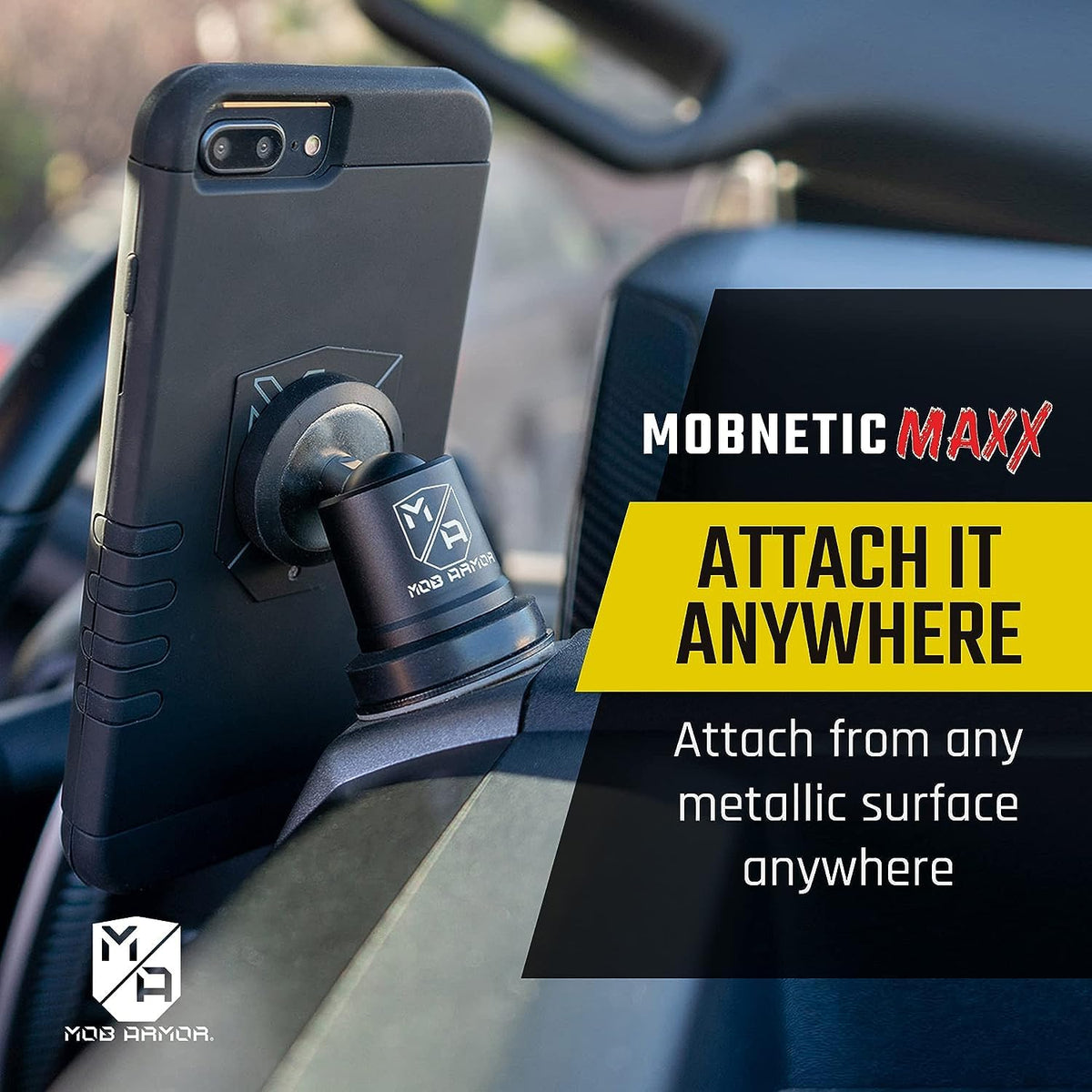 MobNetic Maxx Magnetic Car Phone Holder Mount (Bronze)