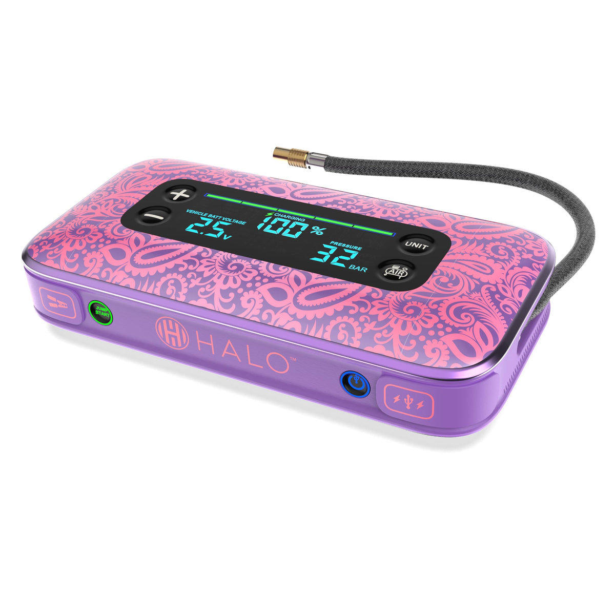 BOLT AIR+ 1750A Jump Starter (Purple / LCD Screen)
