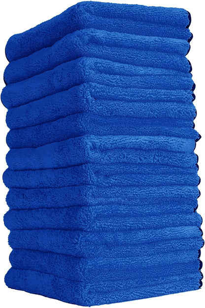 Professional Microfiber Towels (Blue)