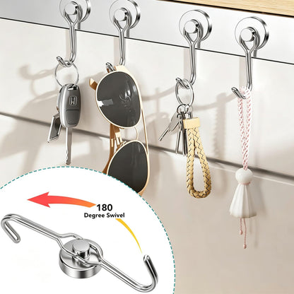 Magnetic Hooks (Silver / 0.79in)