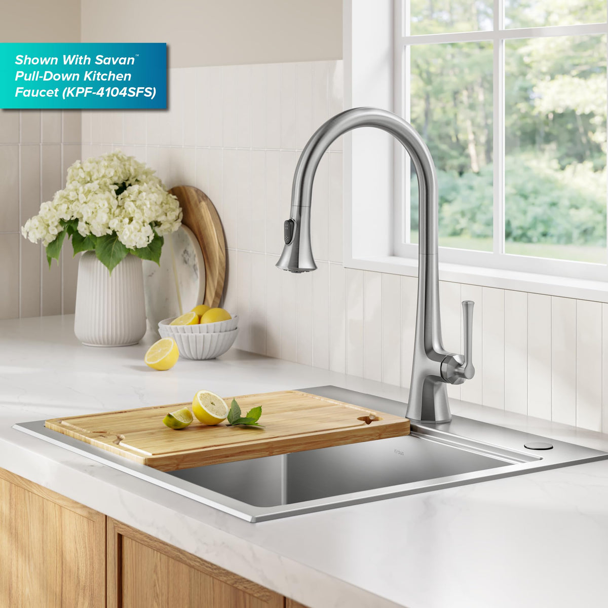 Fairlane 25 in Drop In (25 Inch / Single Bowl Workstation — Drop In)