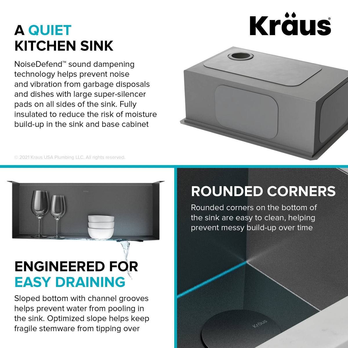 Kore Workstation 27 (PVD Gunmetal / 27 inch / Sink)