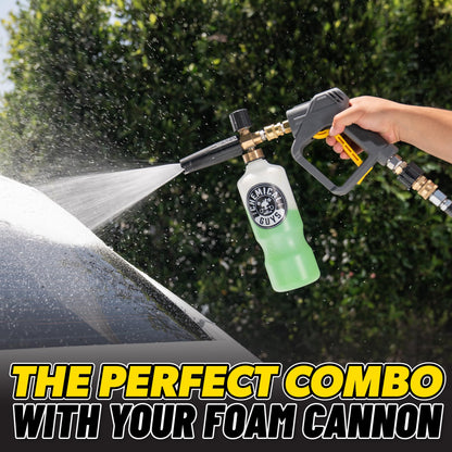 Snubby Short Pressure Washer Gun with Foam Cannon Attachment (SNUBBY ONLY)